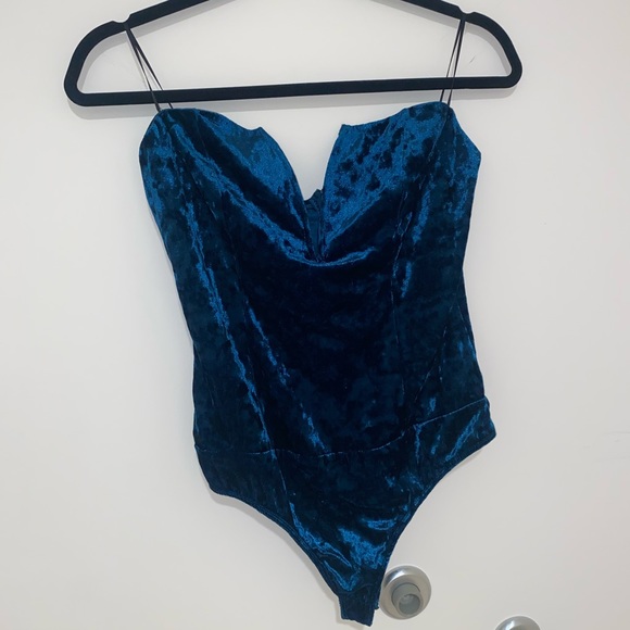 Fashionova suede strapless bodysuit - Picture 11 of 14